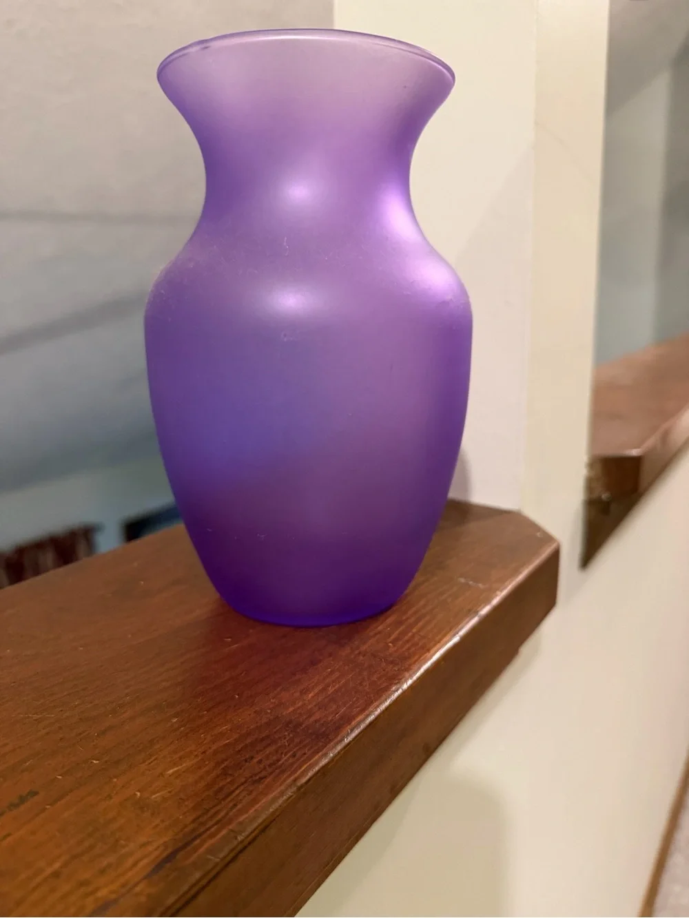 Purple Decorative Glass Vase - Home Accents